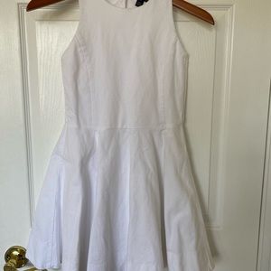 Ralph Lauren Girls White Dress Size 10